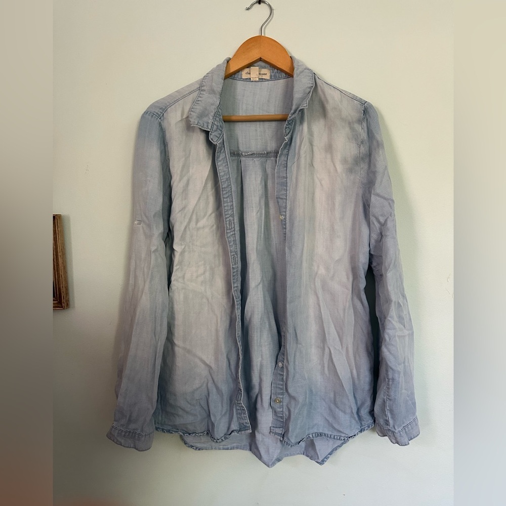 Anthropologie Cloth and Stone Chambray button down - Picture 2 of 4